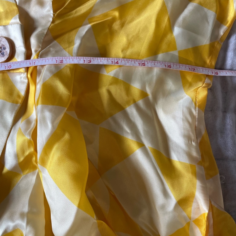 ATELIER DELPHINE Saskia Luxe Butter Jumpsuit Mid Century Print Silky Cupro L NWT - Picture 14 of 16